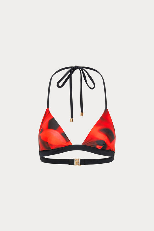 Essenza Crimson | Halter Neck Bikini Top